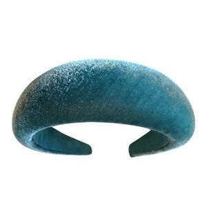 Elegant Blue Velvet Headband NWOT
